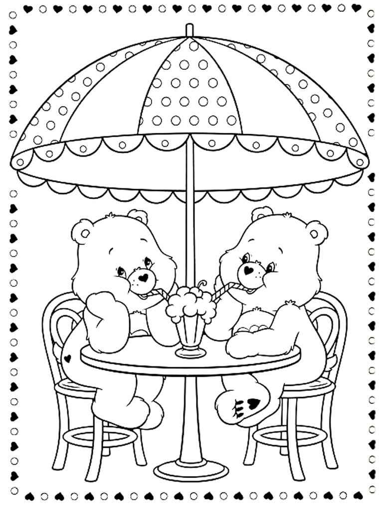 Glücksbärchis Ausmalbilder 850