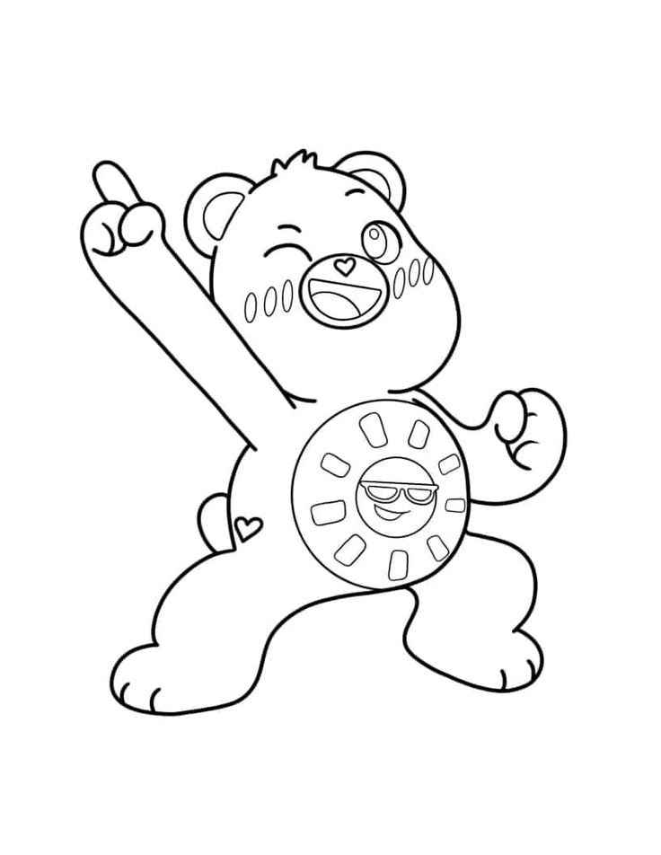 Glücksbärchis Ausmalbilder 864