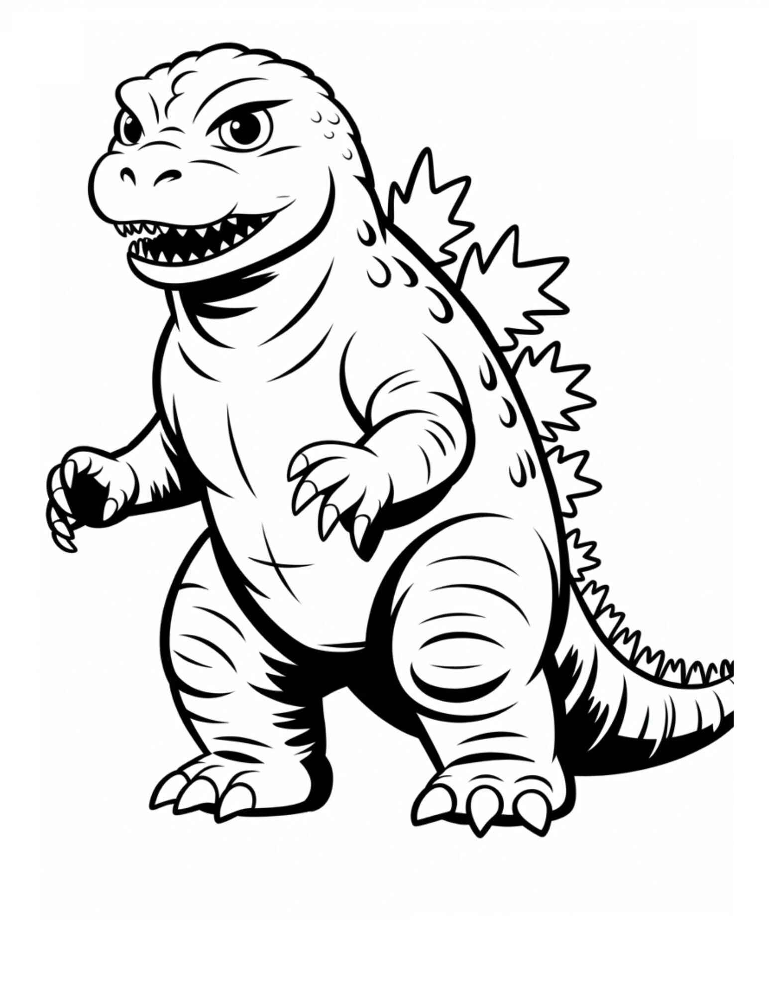 Godzilla Ausmalbilder 020