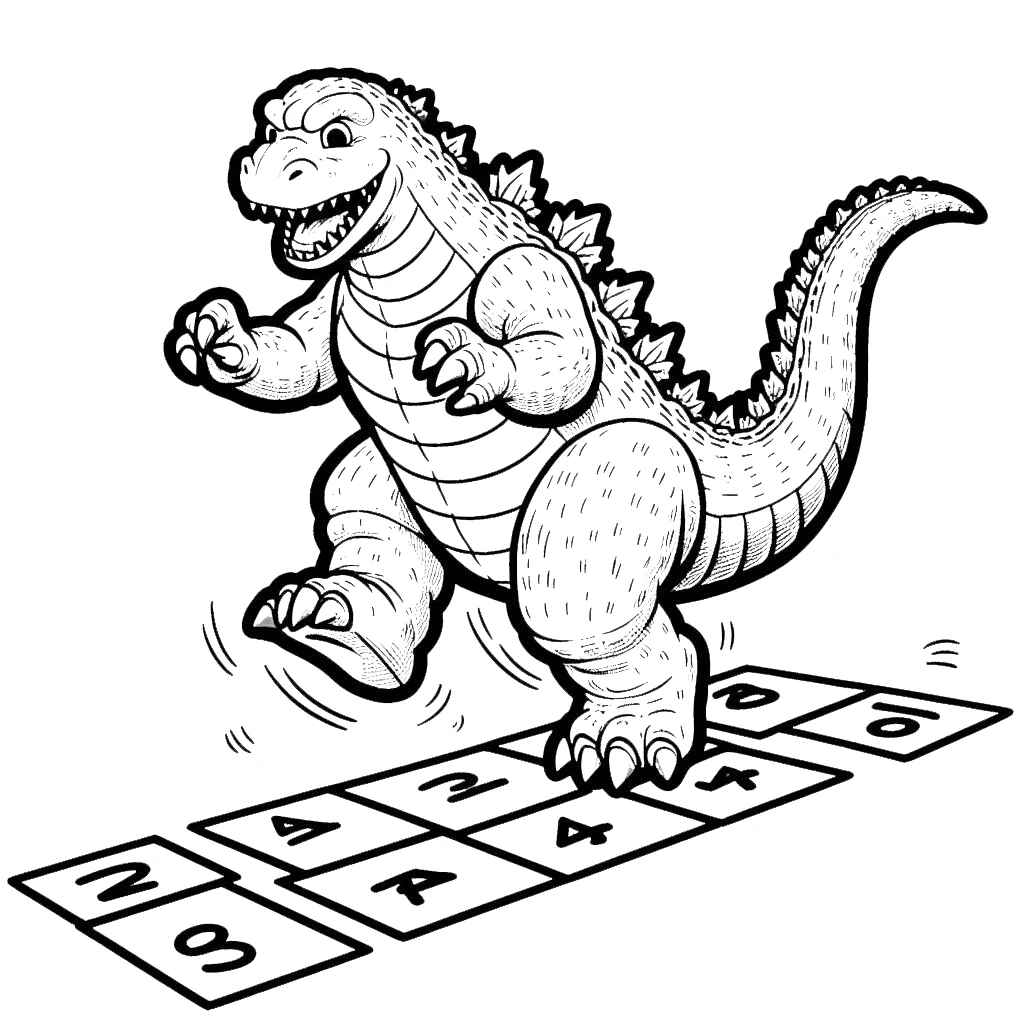 Godzilla Ausmalbilder 026