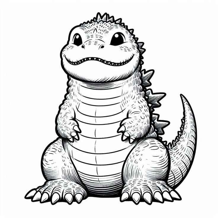 Godzilla Ausmalbilder 050