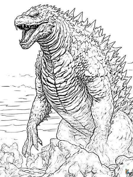 Godzilla Ausmalbilder 069
