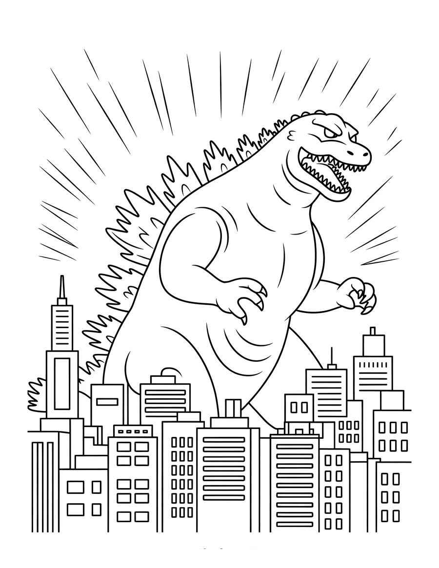 Godzilla Ausmalbilder 183