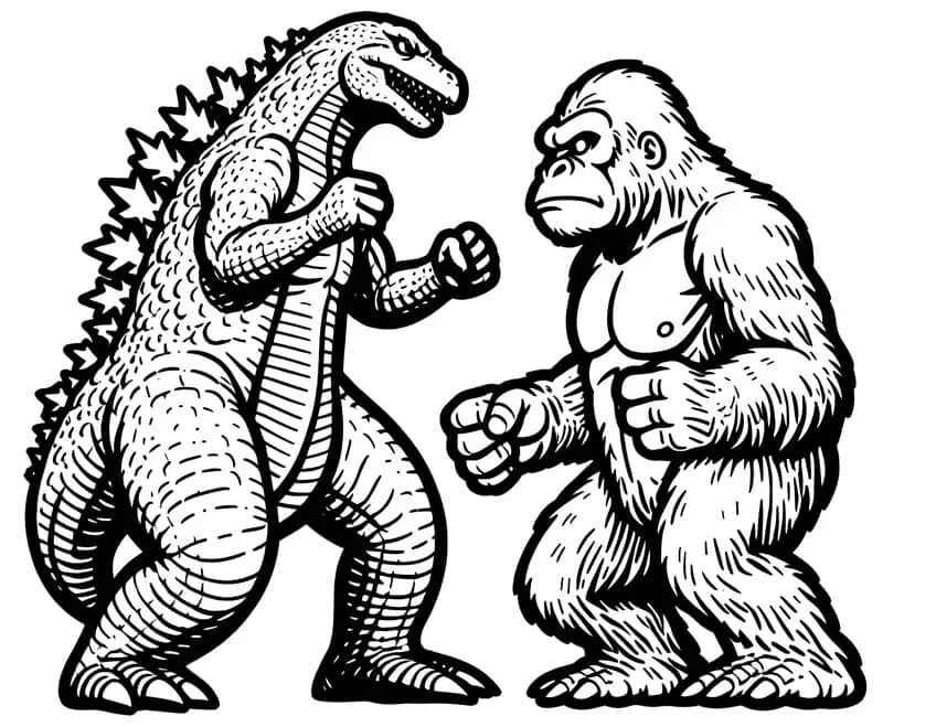 Godzilla Ausmalbilder 278