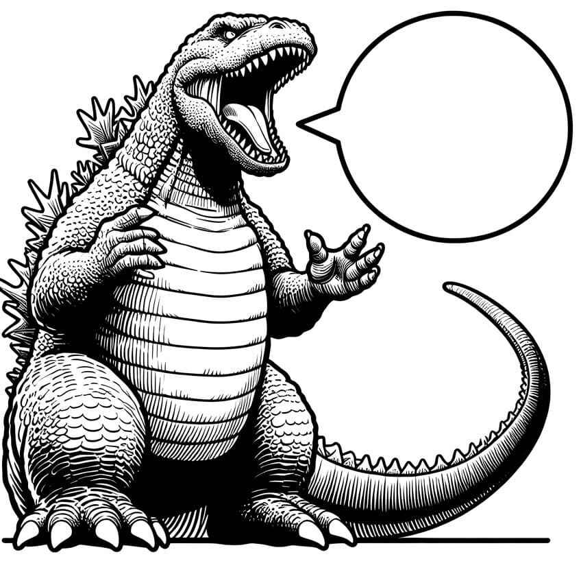 Godzilla Ausmalbilder 303