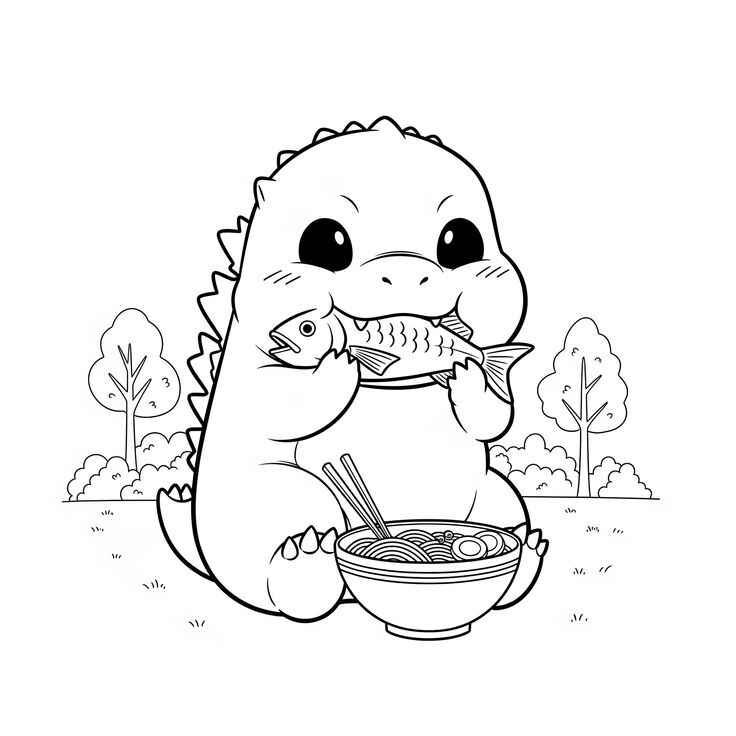 Godzilla Ausmalbilder 337