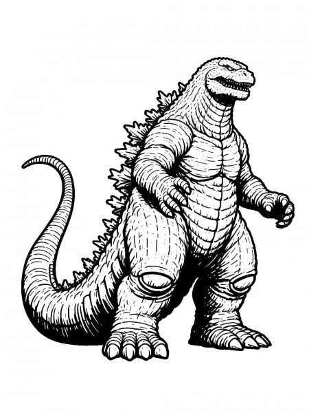 Godzilla Ausmalbilder 343