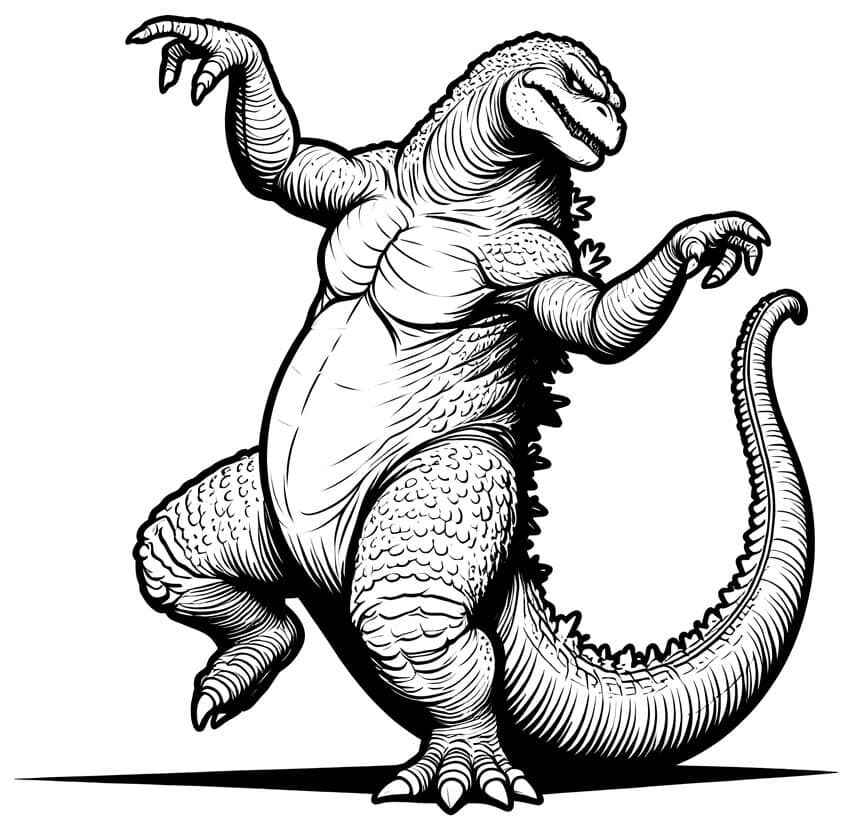 Godzilla Ausmalbilder 351
