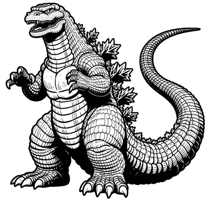 Godzilla Ausmalbilder 405