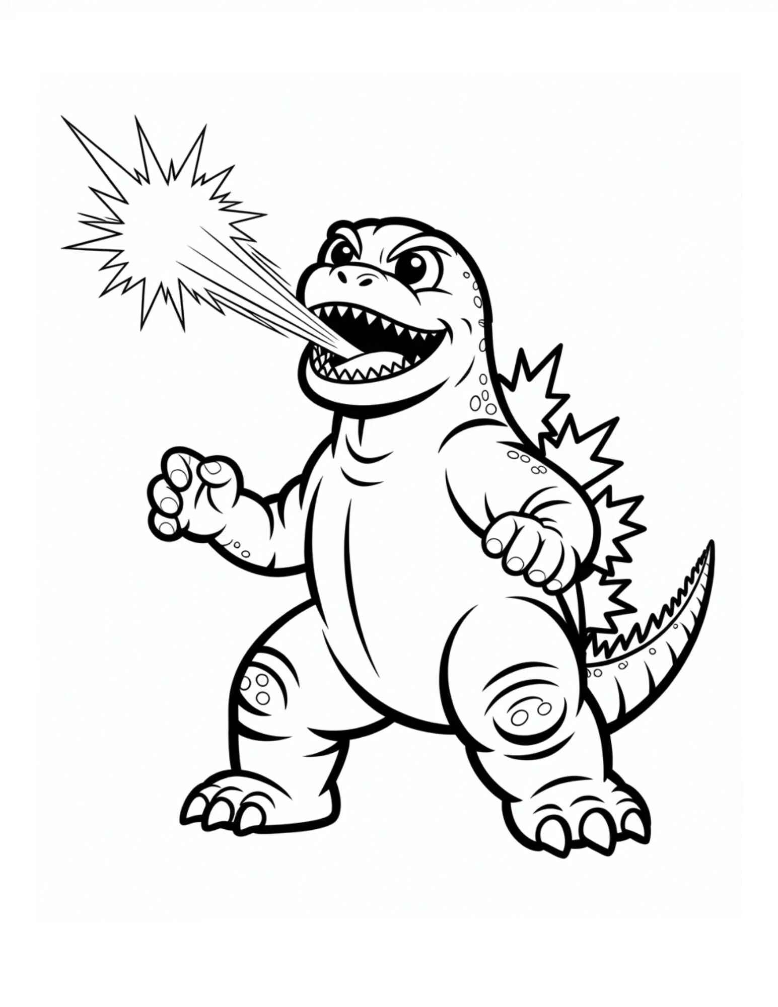 Godzilla Ausmalbilder 798