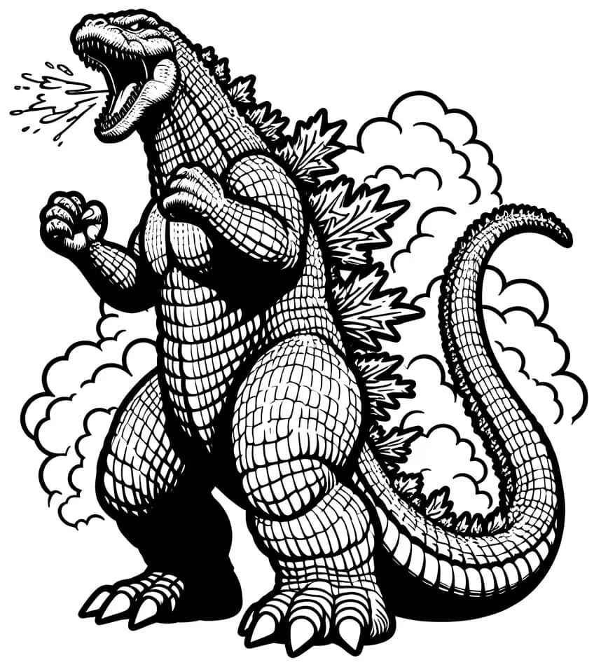 Godzilla Ausmalbilder 905