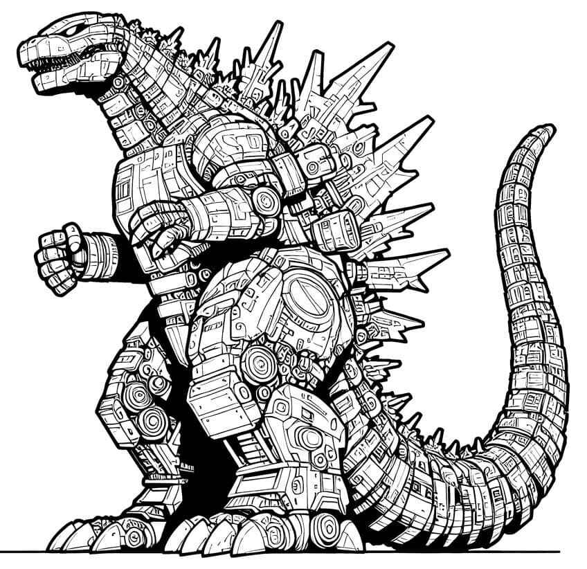 Godzilla Ausmalbilder 963