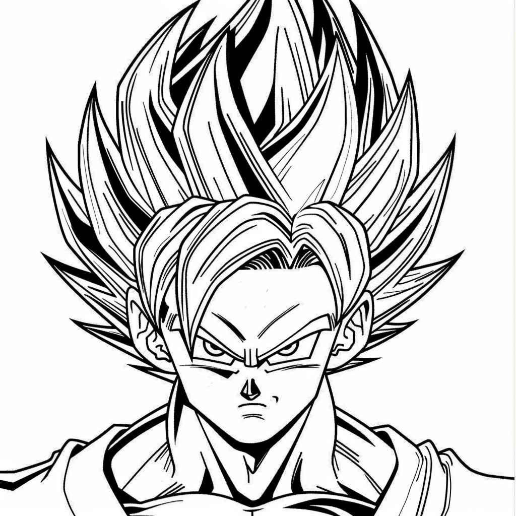 Goku Ausmalbilder 006