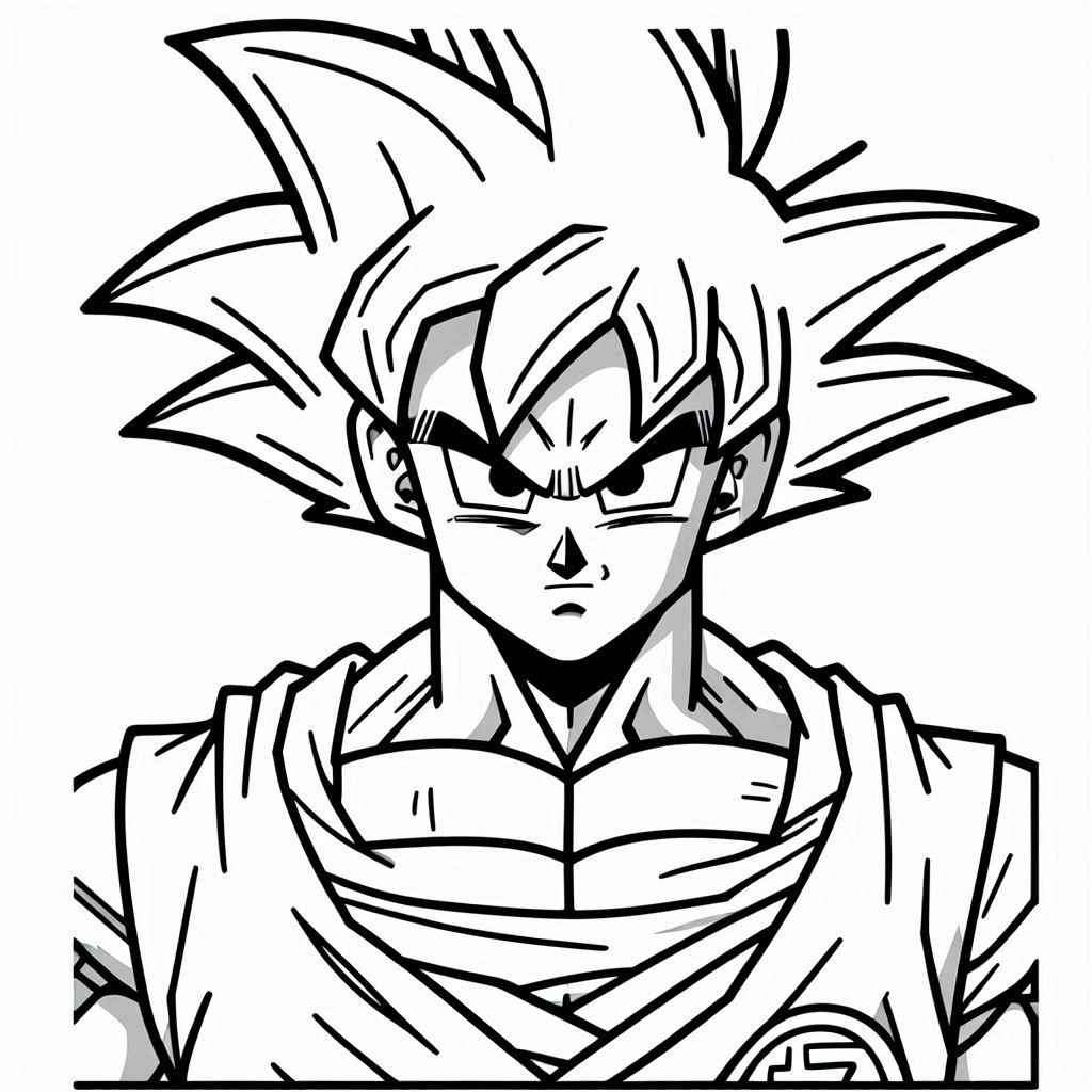 Goku Ausmalbilder 018