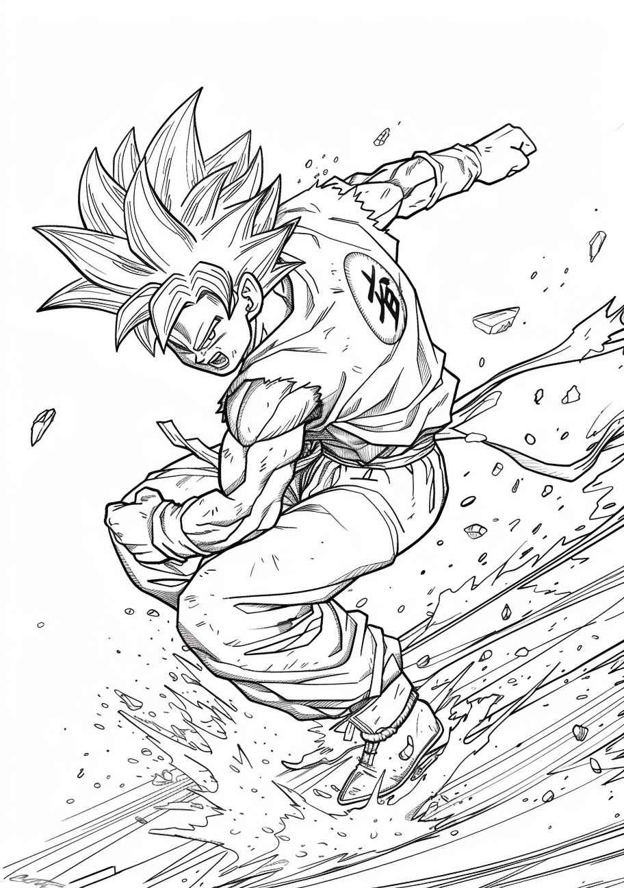 Goku Ausmalbilder 031