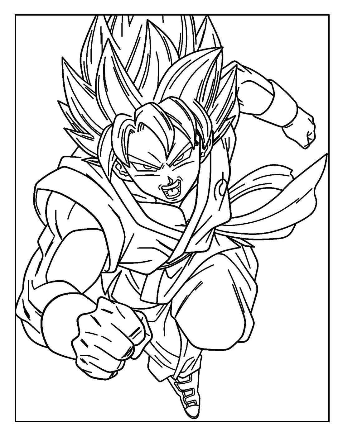 Goku Ausmalbilder 041