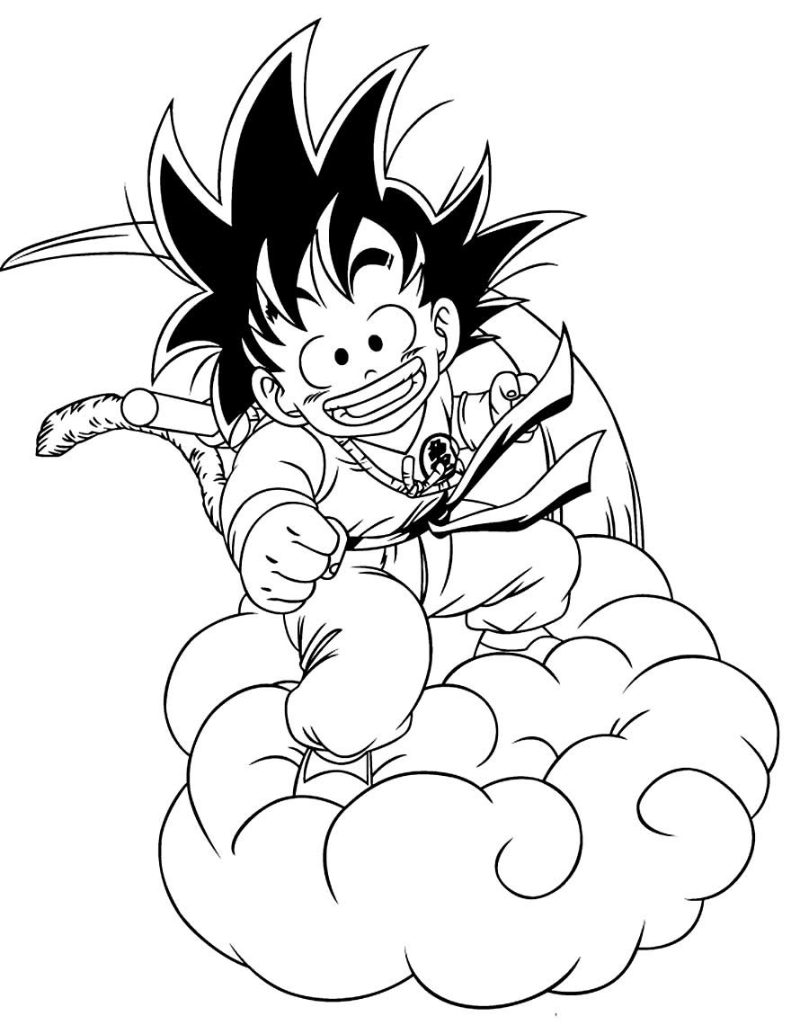 Goku Ausmalbilder 050