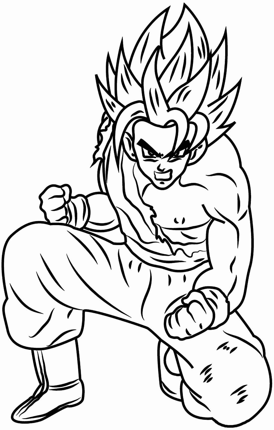 Goku Ausmalbilder 069