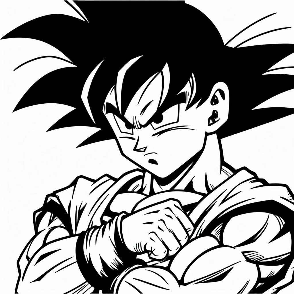 Goku Ausmalbilder 084