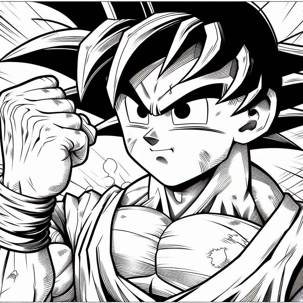 Goku Ausmalbilder 101