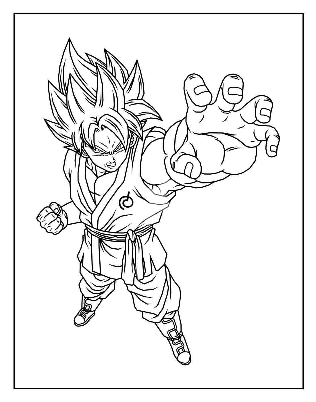 Goku Ausmalbilder 166