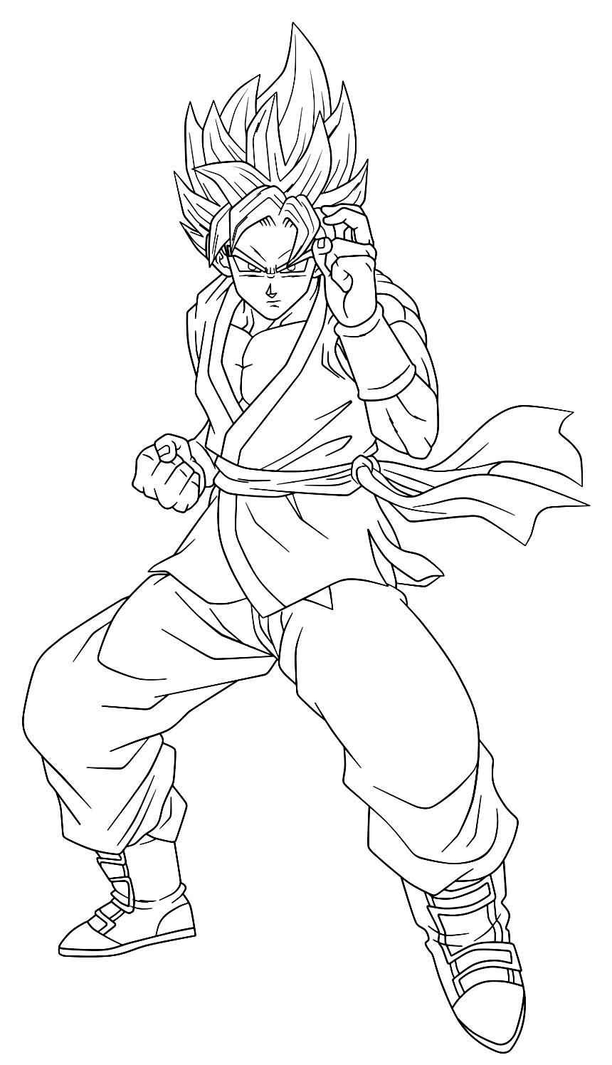 Goku Ausmalbilder 254