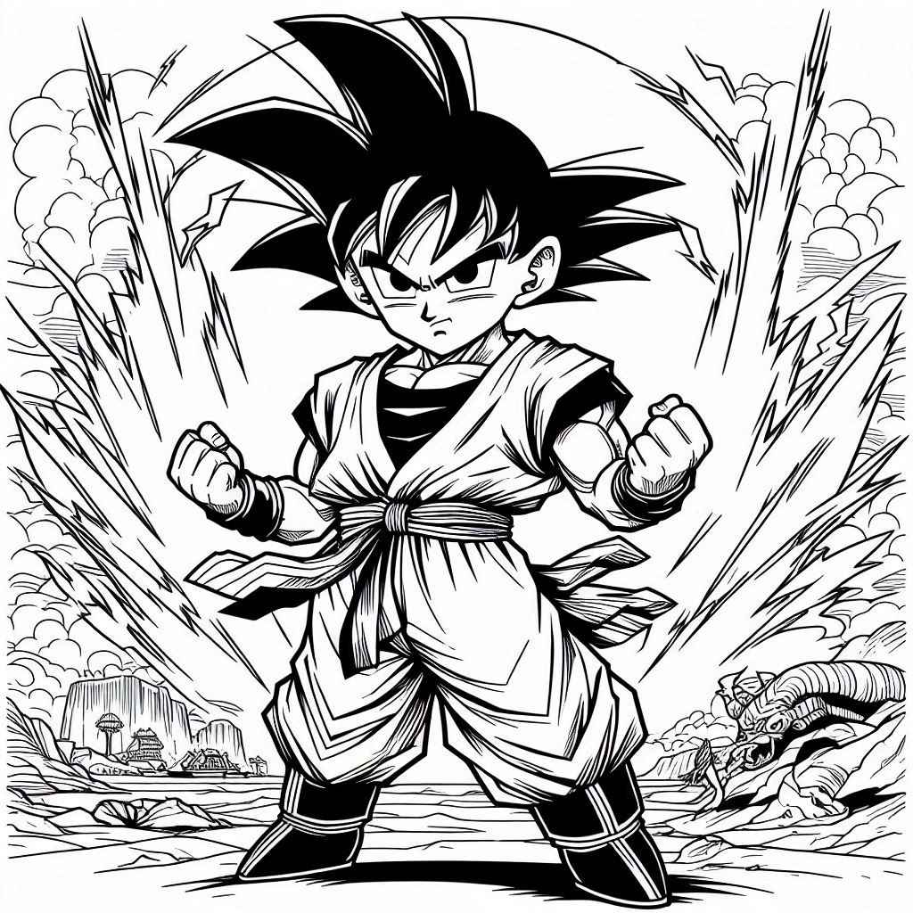 Goku Ausmalbilder 280