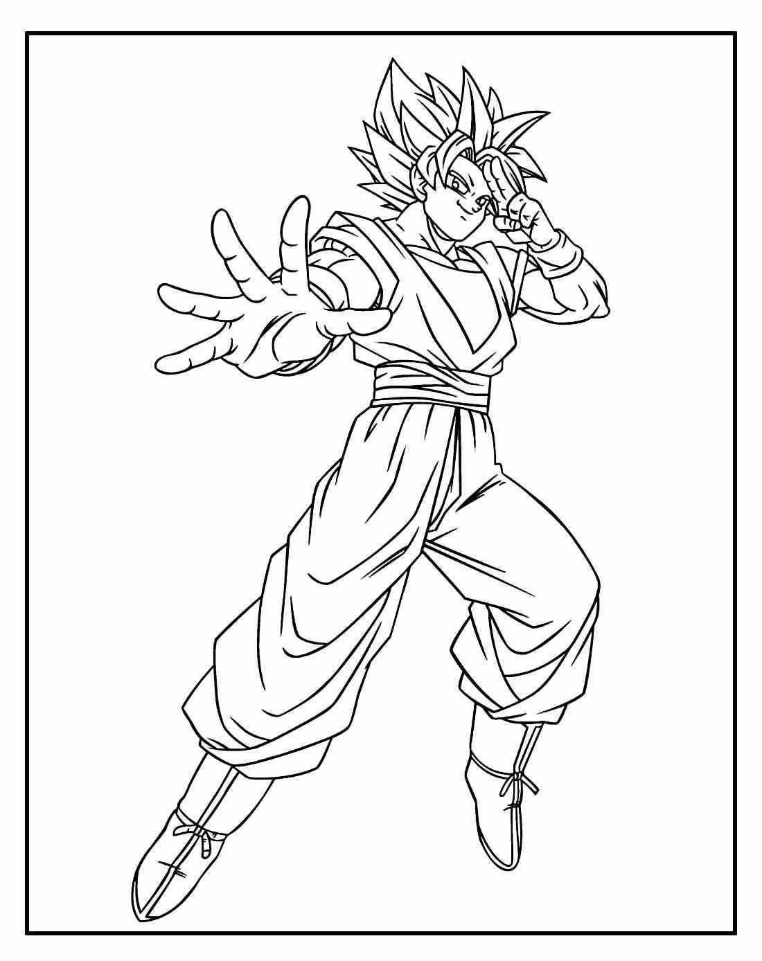 Goku Ausmalbilder 284