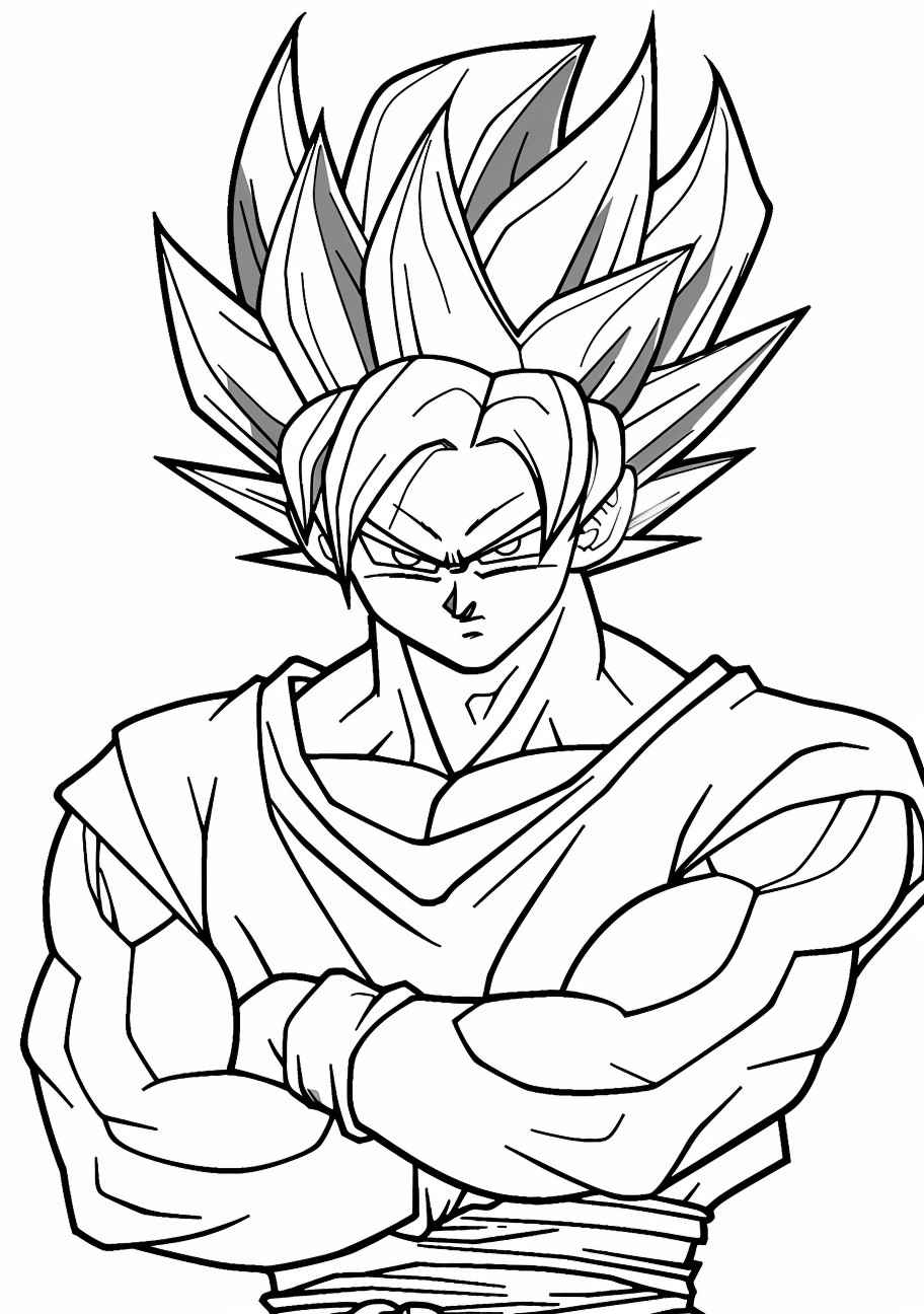 Goku Ausmalbilder 340