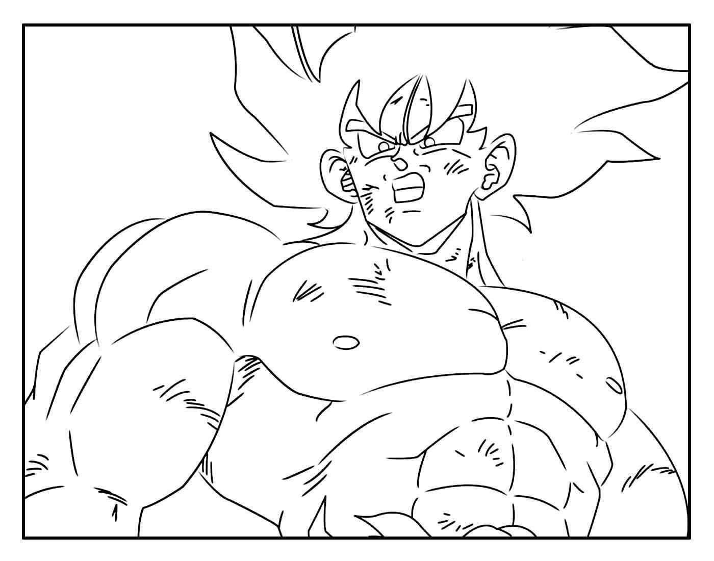 Goku Ausmalbilder 377