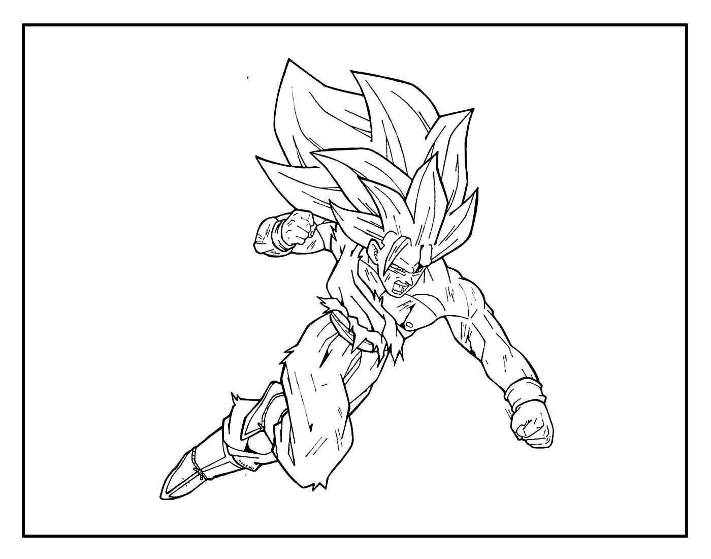 Goku Ausmalbilder 405