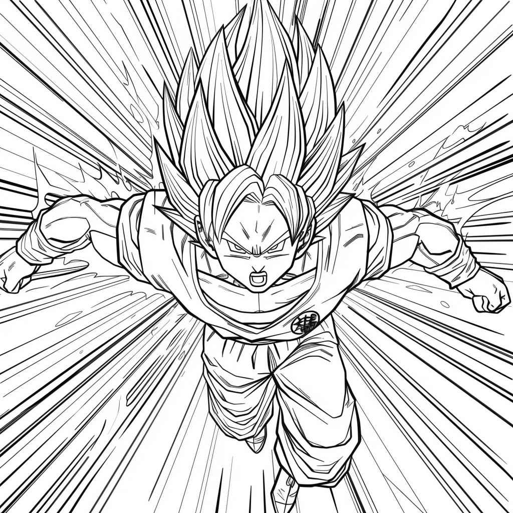 Goku Ausmalbilder 455