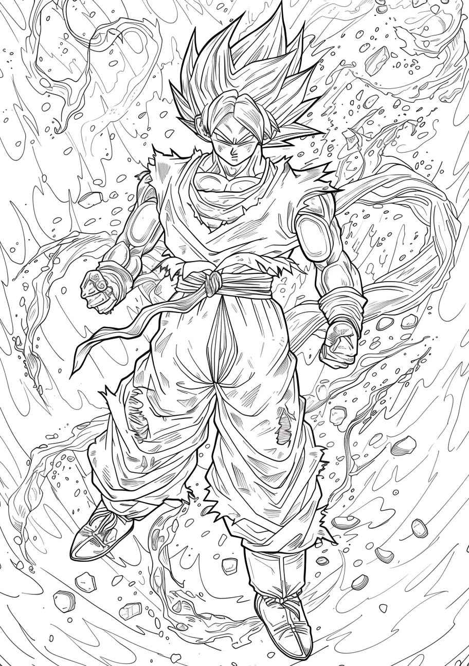 Goku Ausmalbilder 503