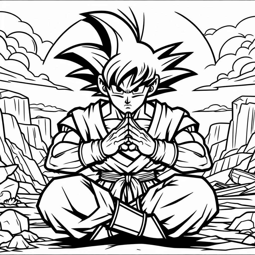 Goku Ausmalbilder 530
