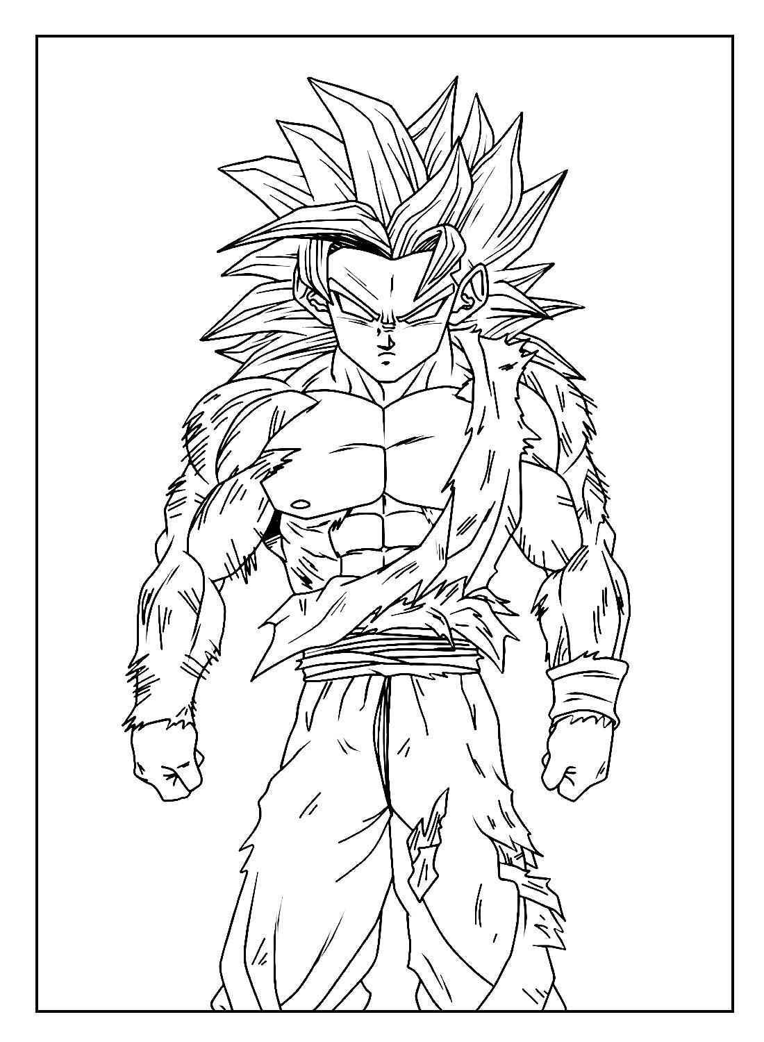 Goku Ausmalbilder 536