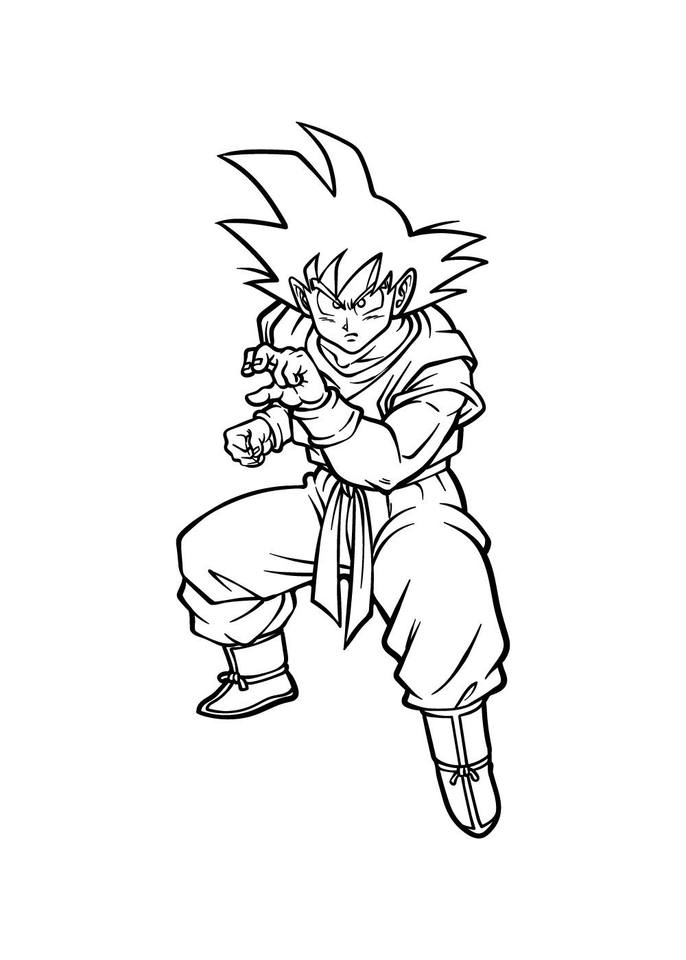 Goku Ausmalbilder 561