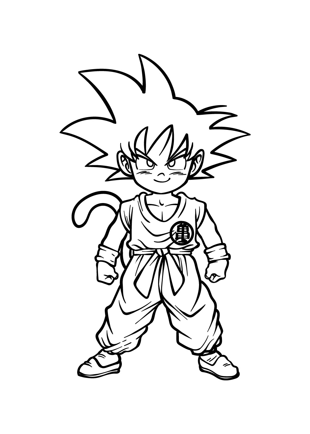 Goku Ausmalbilder 577