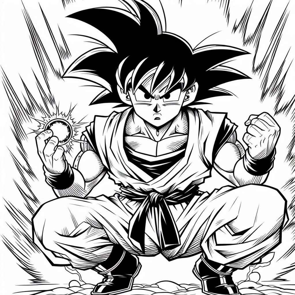Goku Ausmalbilder 579