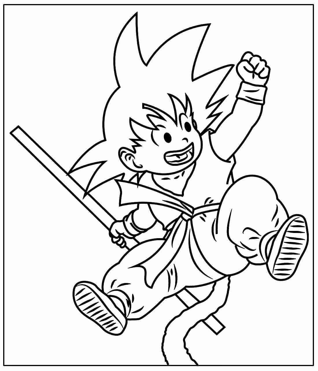 Goku Ausmalbilder 586