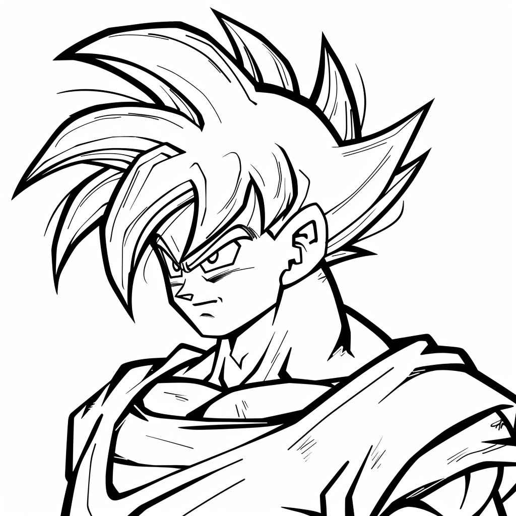 Goku Ausmalbilder 588