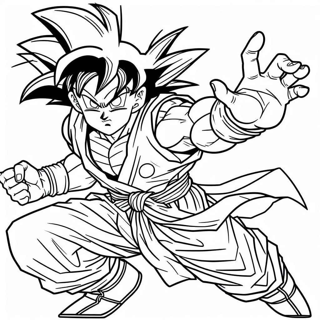 Goku Ausmalbilder 626