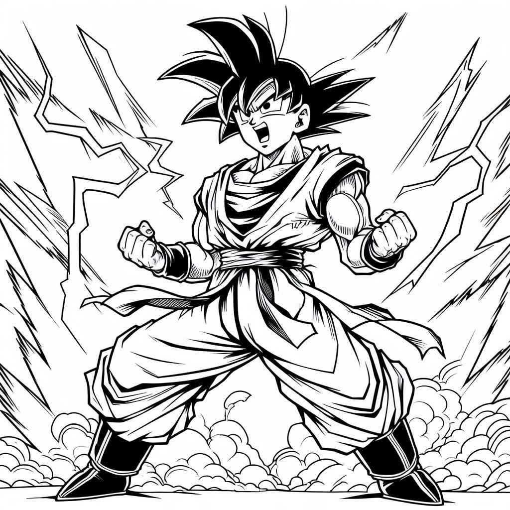 Goku Ausmalbilder 637