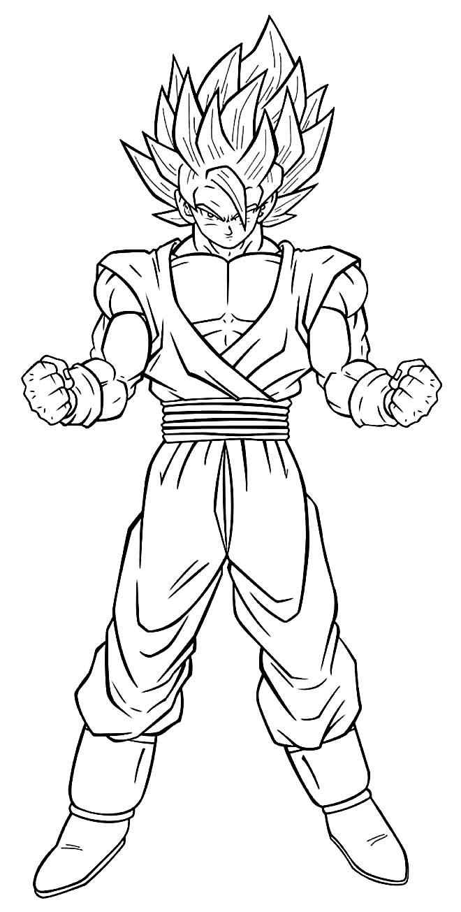 Goku Ausmalbilder 732