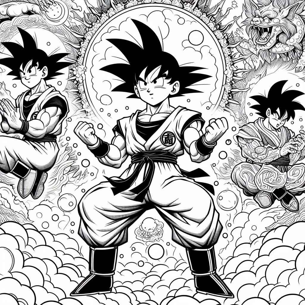 Goku Ausmalbilder 840