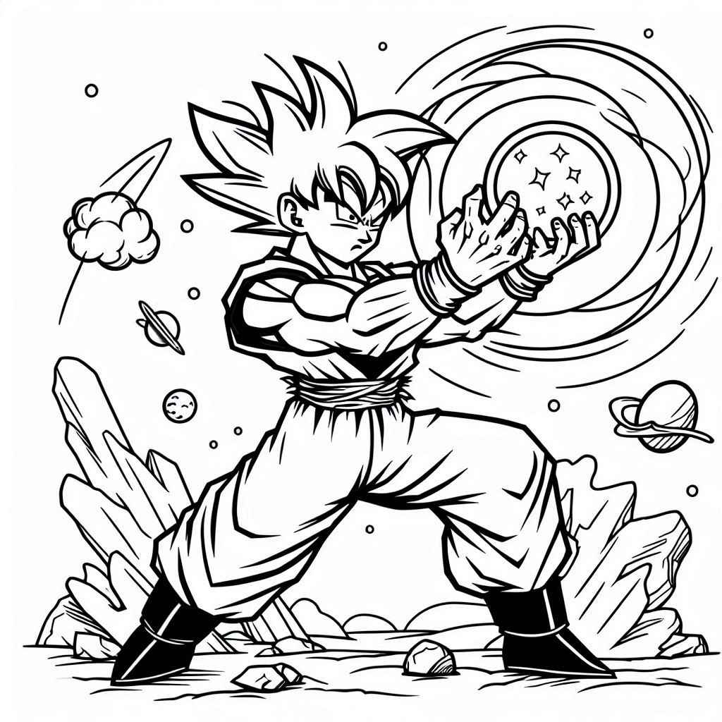 Goku Ausmalbilder 897