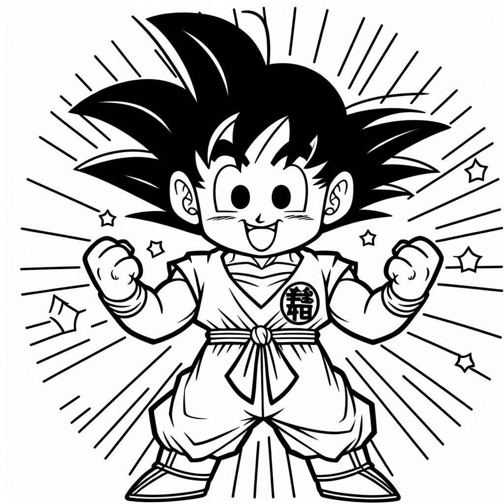 Goku Ausmalbilder 924
