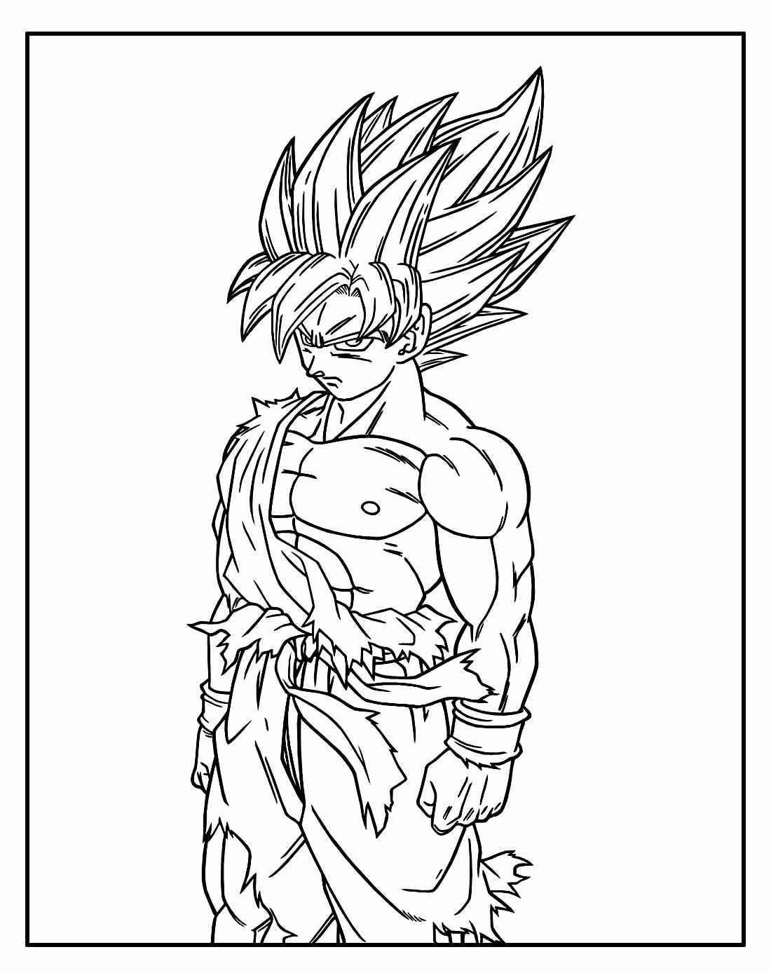Goku Ausmalbilder 937