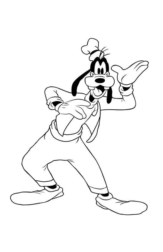 Goofy Ausmalbilder 104