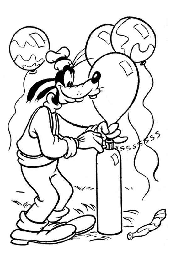 Goofy Ausmalbilder 419