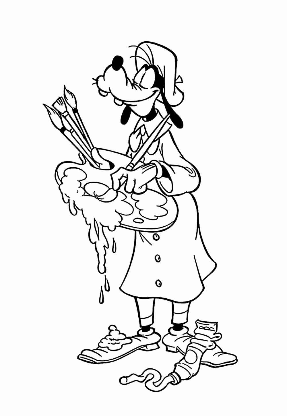 Goofy Ausmalbilder 586